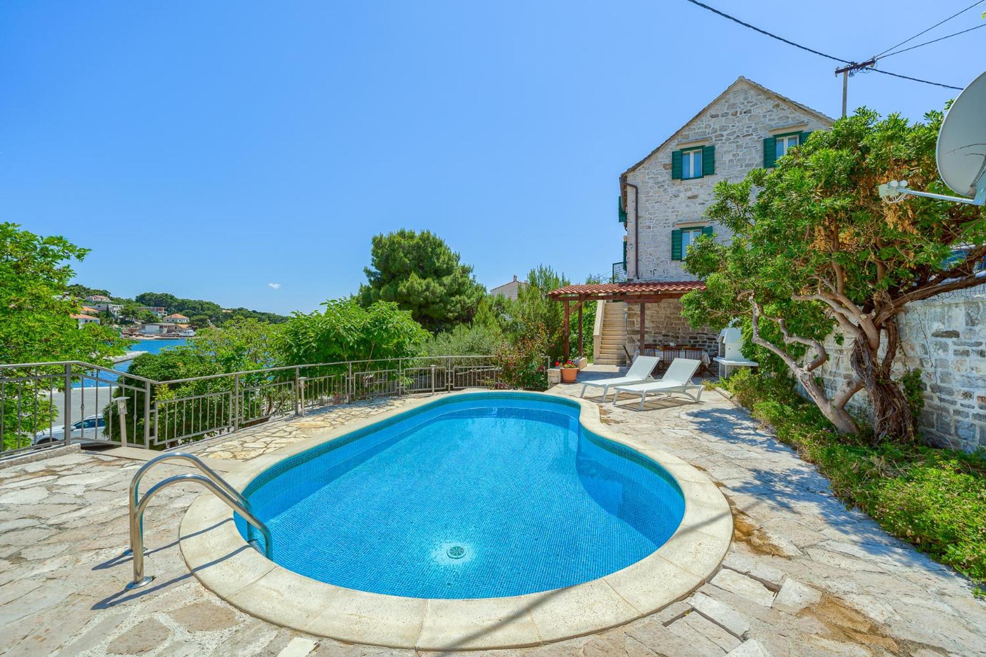 Villa Bonaca Perfect Location For A Holiday With Friends Or Family, Heated Pool Сумартин Екстериор снимка