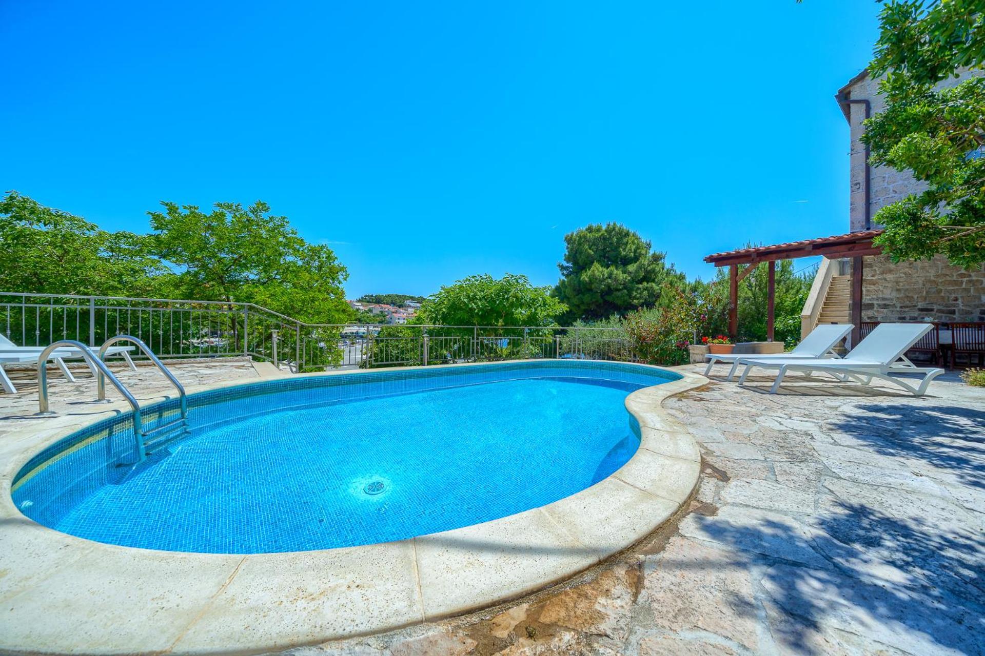 Villa Bonaca Perfect Location For A Holiday With Friends Or Family, Heated Pool Сумартин Екстериор снимка