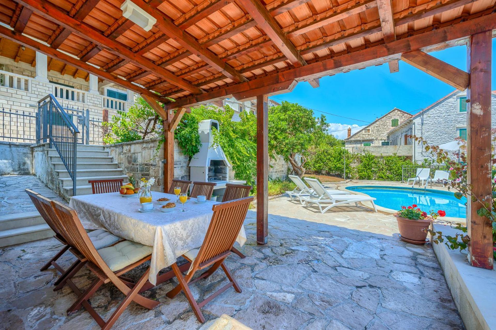 Villa Bonaca Perfect Location For A Holiday With Friends Or Family, Heated Pool Сумартин Екстериор снимка